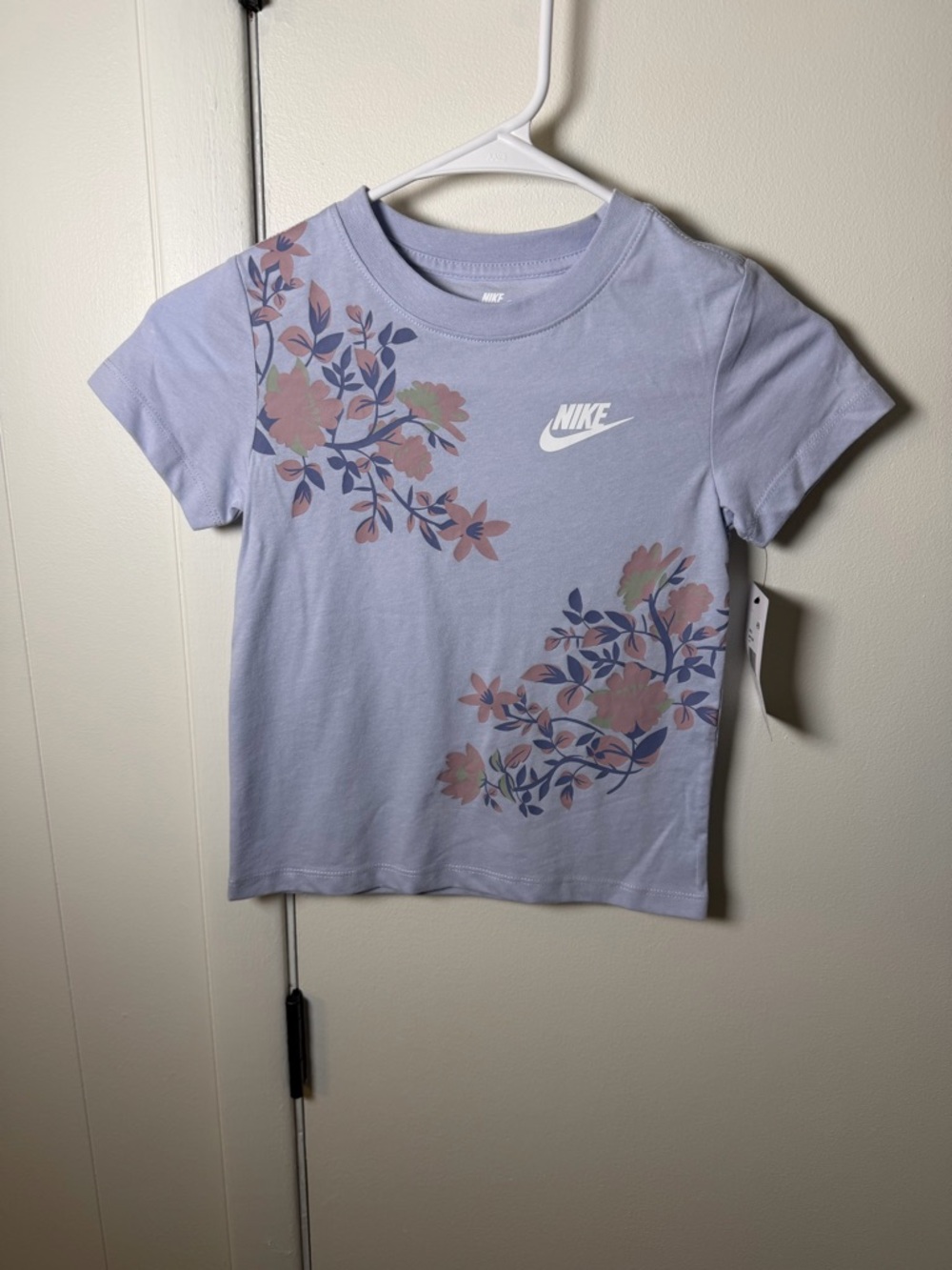 Nike Girls Floral Tee Purple | Size 6 | NWT